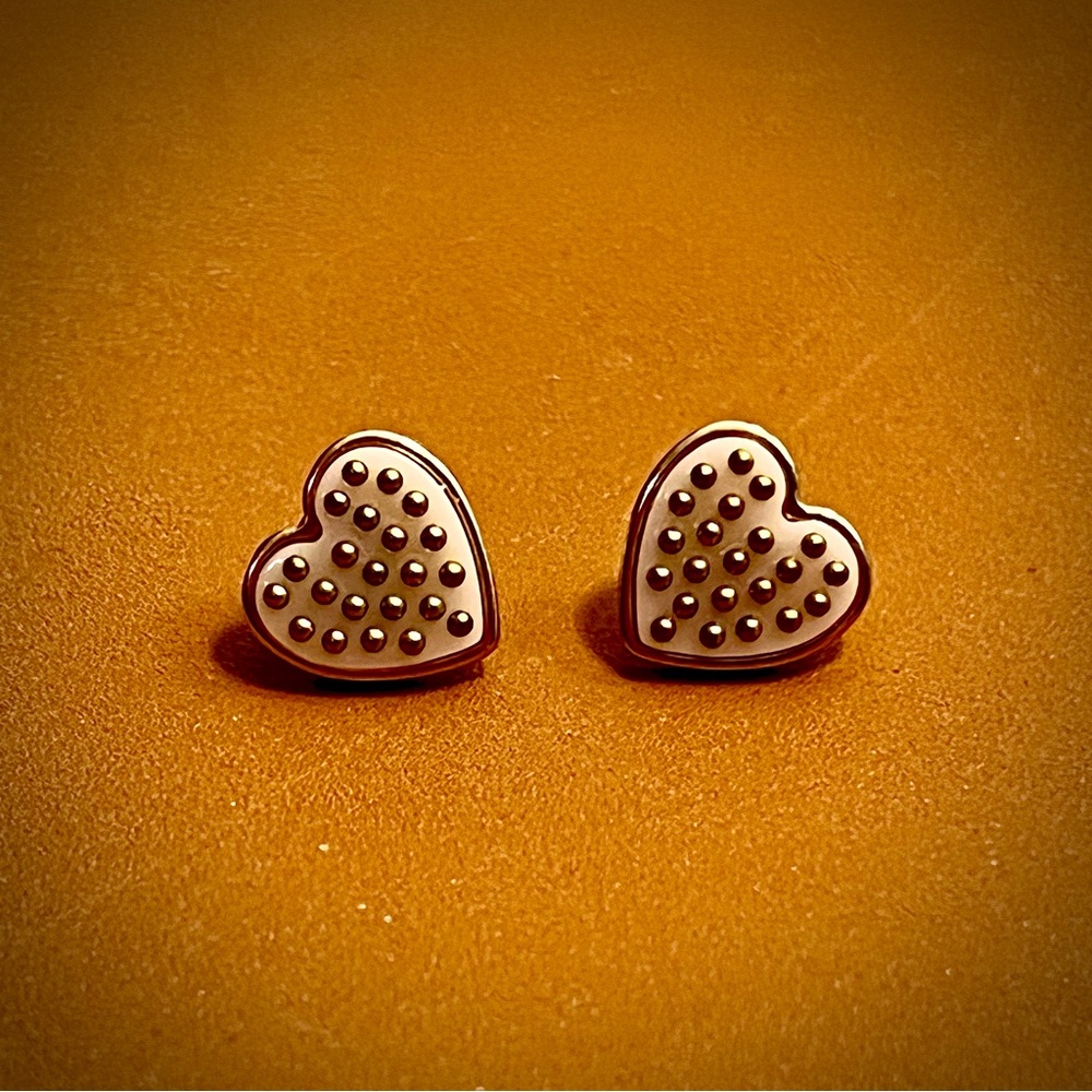 Michael Kors Heart-Shaped Stud Earrings